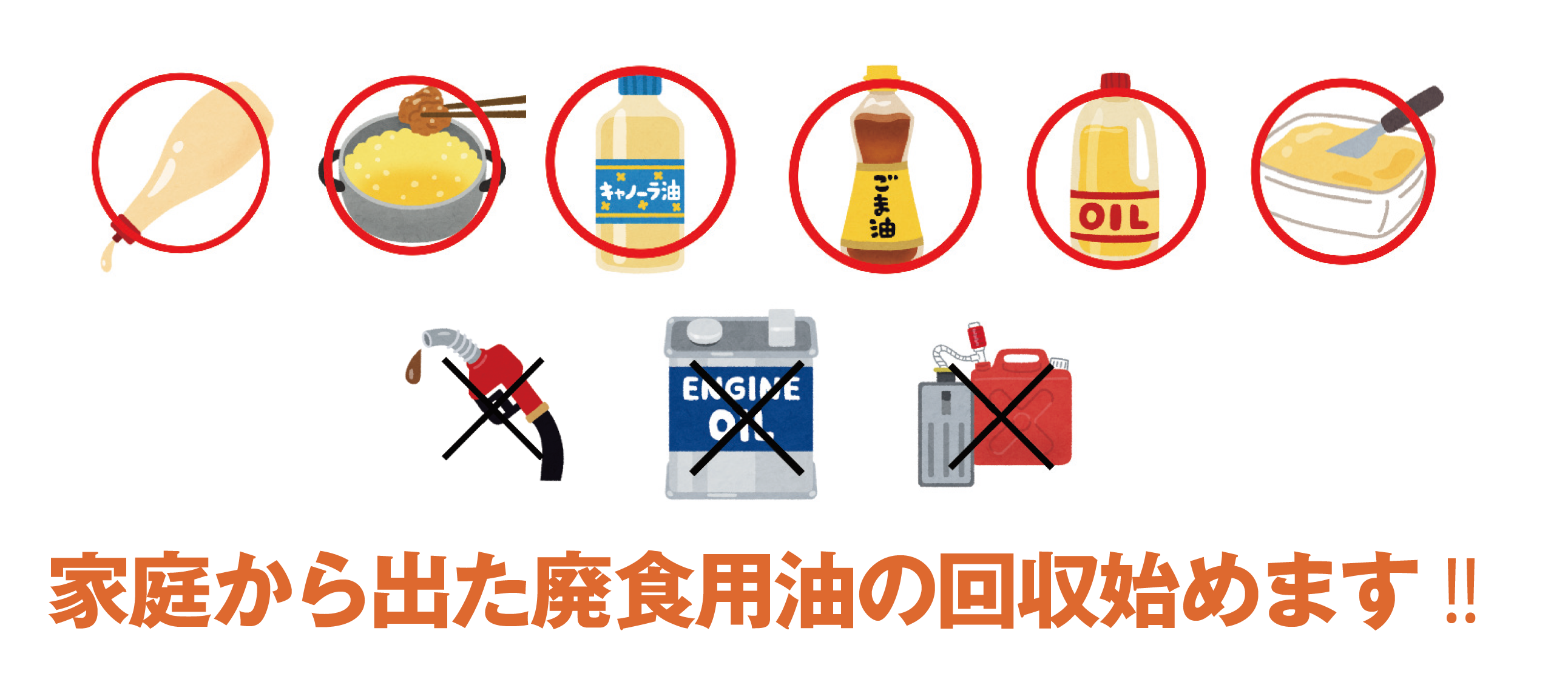 廃油回収始めます（別ウィンドウで開きます）