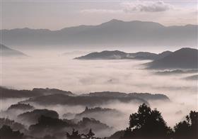 清水寺から望む雲海