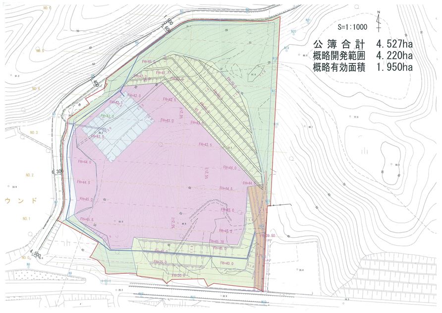 概略計画平面図