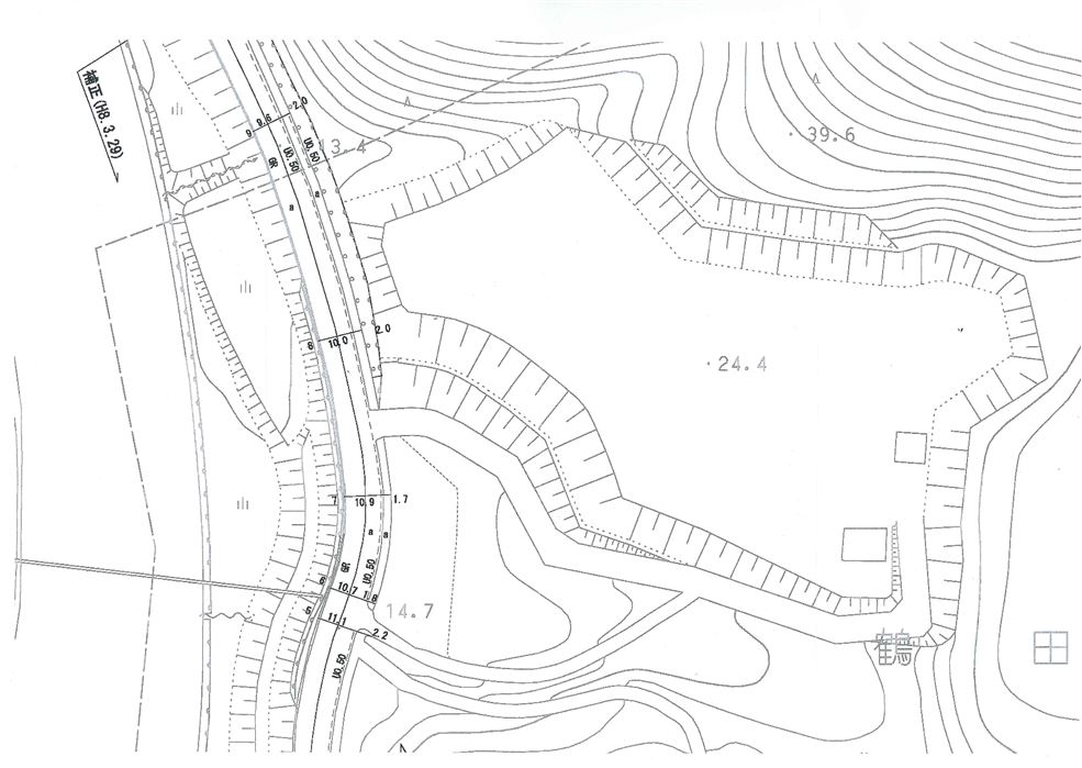 宮若市道路台帳平面図（拡大）