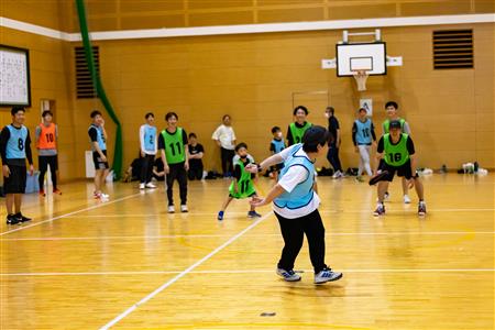 ドッヂビー大会、試合風景