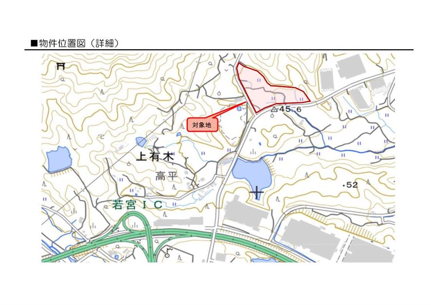 上有木4（位置図）